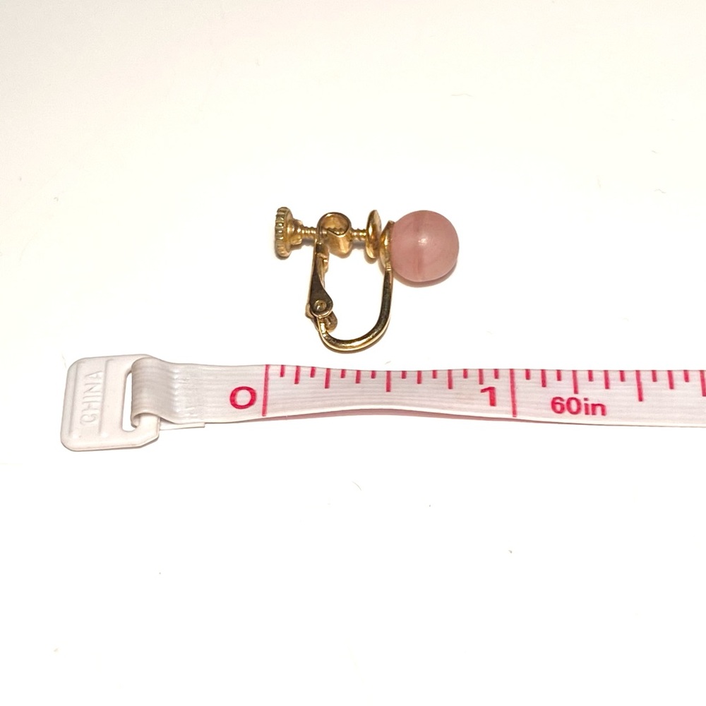 Napier Crystal Clip On & Pink Screw Back Earrings - Picture 14 of 14